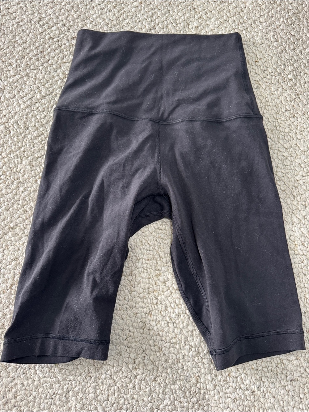 lululemon athletica Black High-Waist Bike Shorts